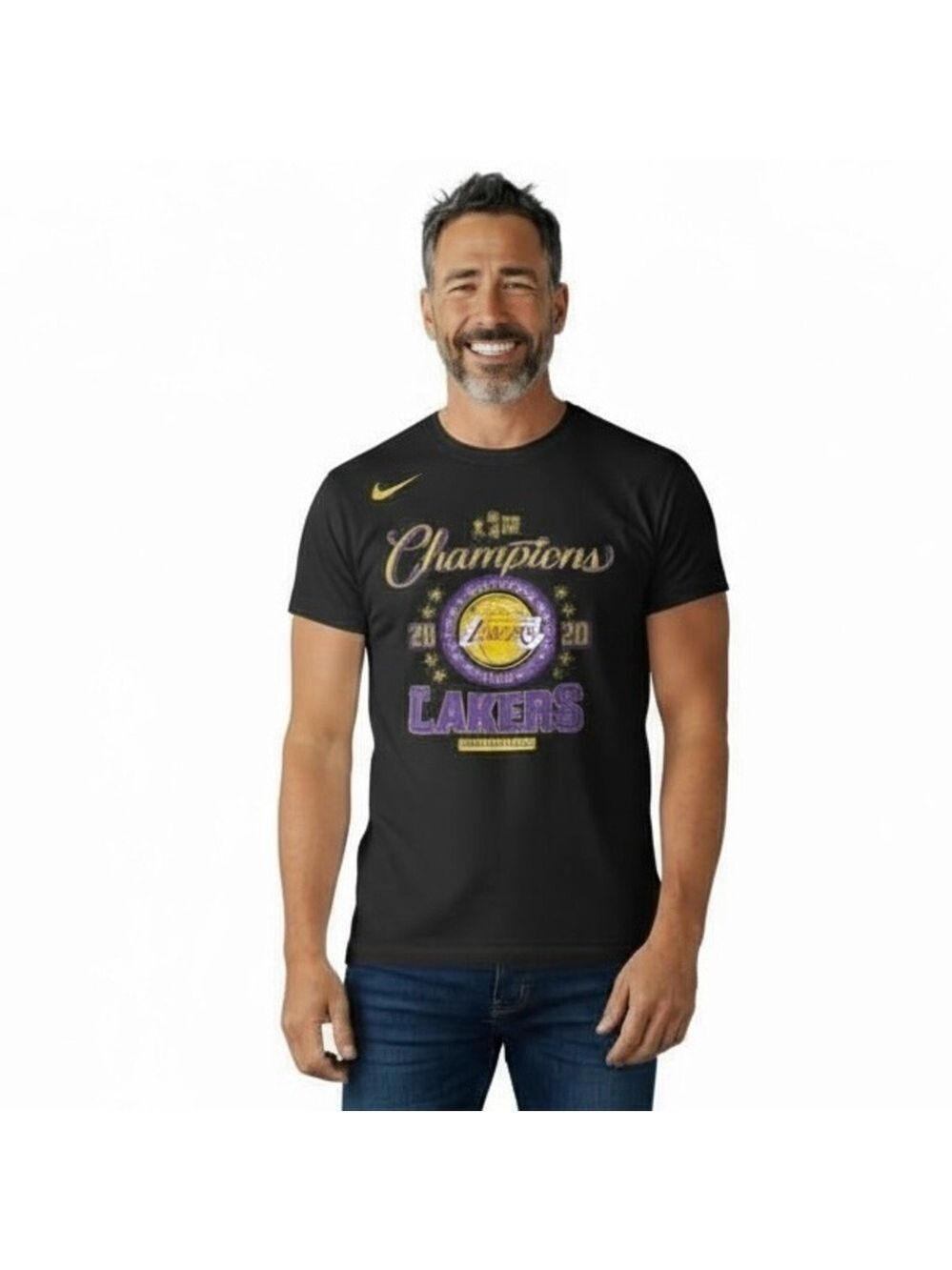 Los Angeles Lakers 2020 NBA Finals Champions Nike Men’s Tee – Size L